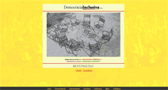 Desktop Screenshot of democraciainclusiva.org