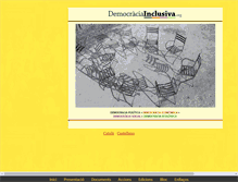 Tablet Screenshot of democraciainclusiva.org